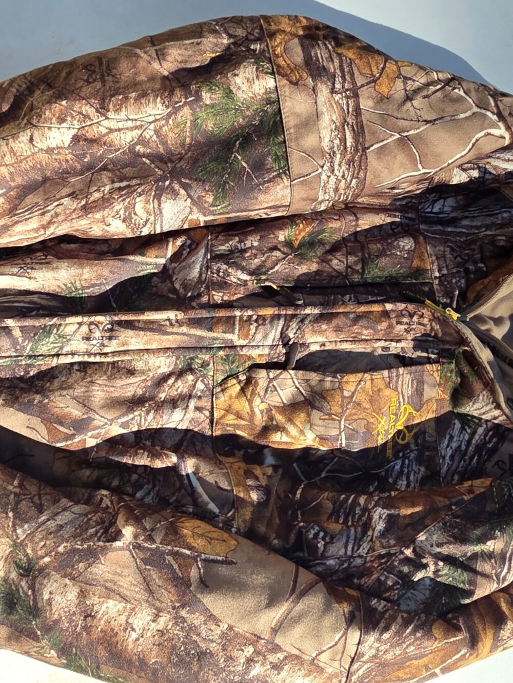 Realtree Camo Hooded Full Zip Jacket Hunting Hoodie